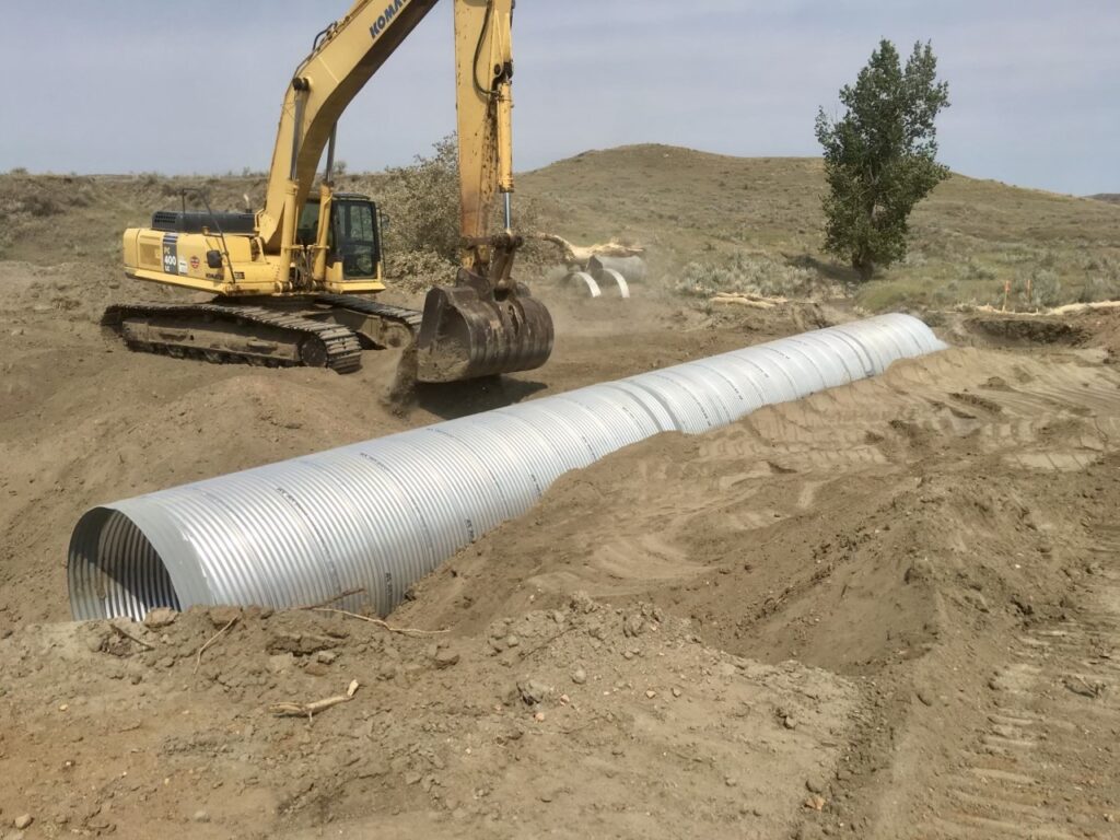 laying culvert